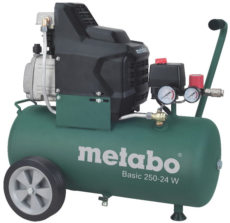 Õlimäärdega õhukompressor Metabo Basic 250-24 W