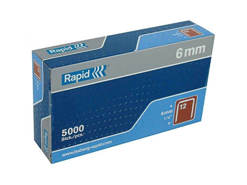 Klambrid Rapid; 12,95x6 mm; 5000 tk.; tüüp 12