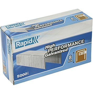 Klambrid Rapid; 12,95x8 mm; 5000 tk.; tüüp 12