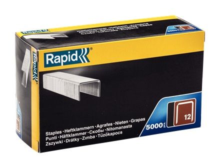 Klambrid Rapid; 12,95x12 mm; 5000 tk.; tüüp 12