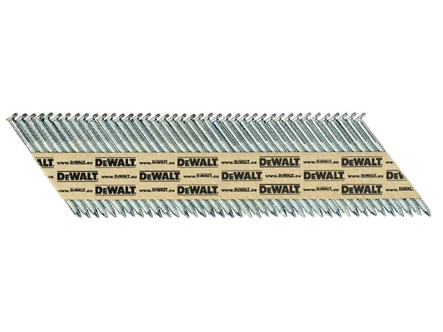 Naelad DeWalt; 2,8x63 mm; 34°; 2200 tk.; kamm; tsingitud