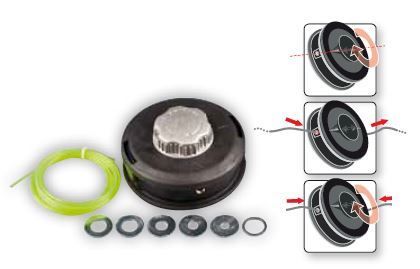 Universaalne trimmeri pea 6-3851 võsalõikuritele