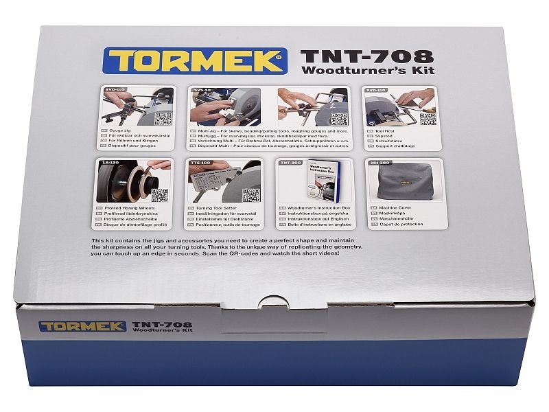 Teritusrakiste komplekt puidutreialile Tormek TNT-708 (SVS-50, SVD-186, TTS-100, SVD-110, LA-120, MH-380, TNT-300)