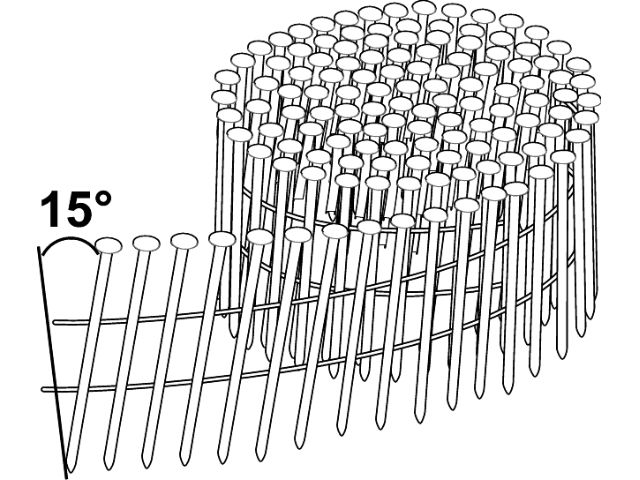 Naelad Essve; 2,8x60 mm; 15°; 2000 tk