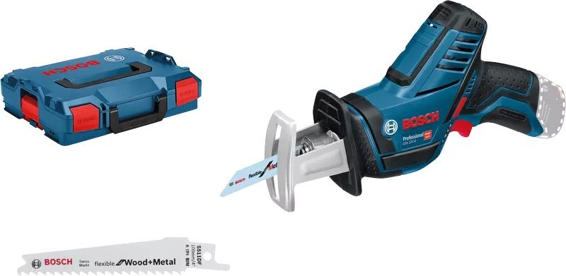 Akuotssaag Bosch GSA 12V-14 Solo L-Boxx (ilma aku ja laadijata)