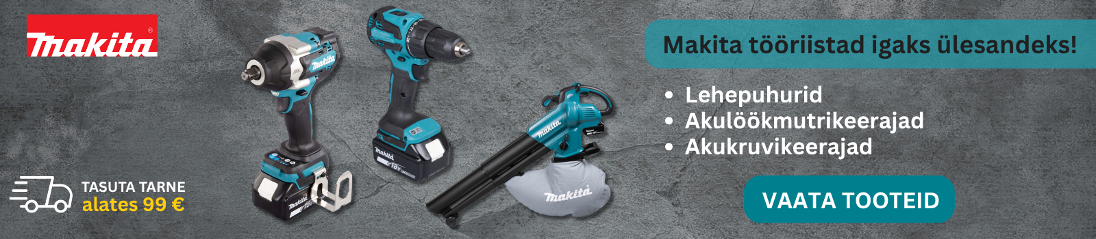 Makita tööriistad reklaambänner (EE)